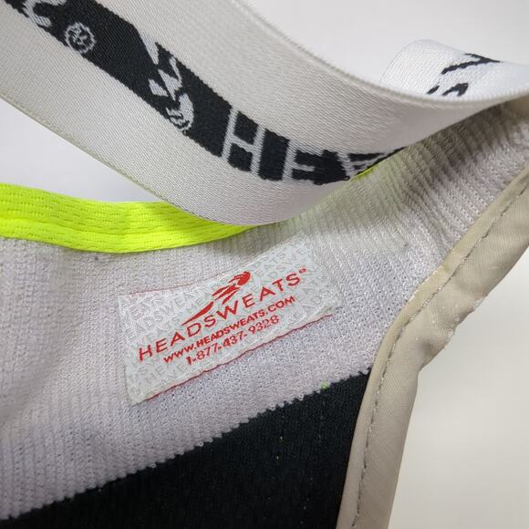 Headsweats Fitted Sun Visor Hat Green One Size Stretch Outdoor - Picture 9 of 10